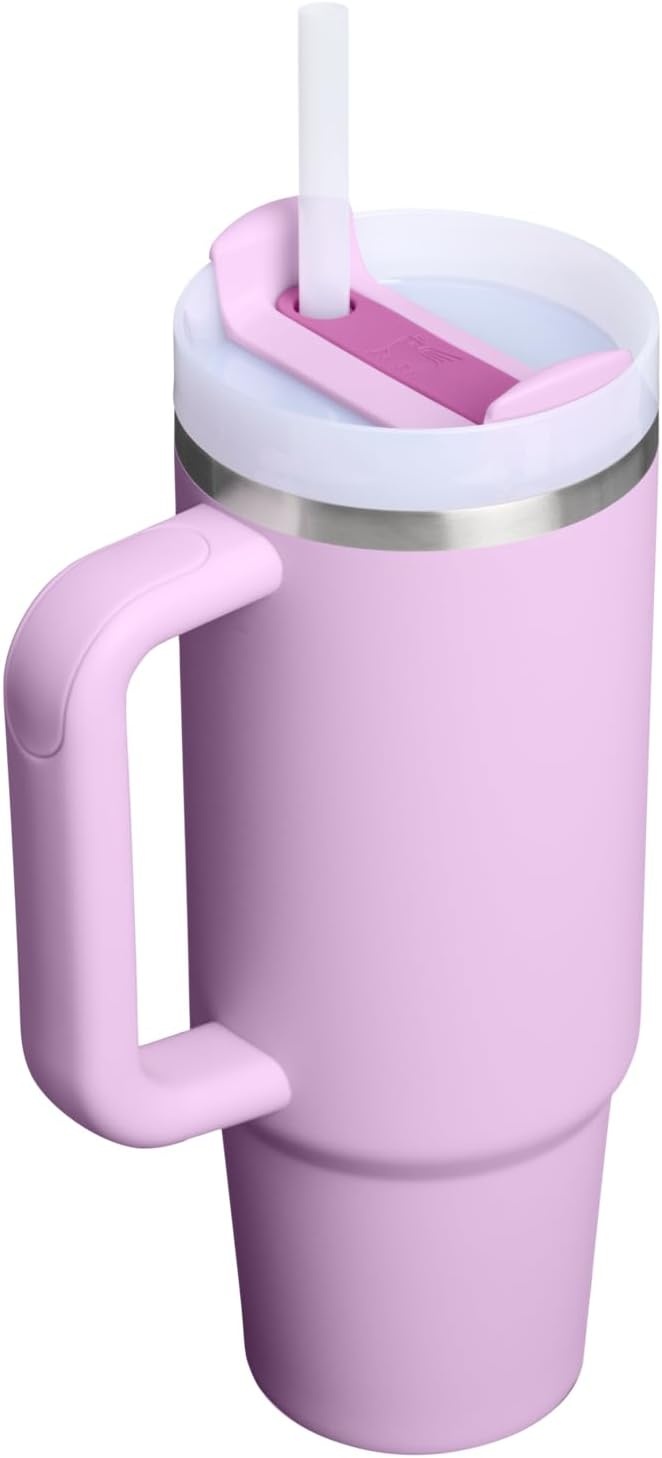 image:imageSTANLEY Quencher H20 Flow State Tumbler 30 oz Chili Red Handle and Straw 3Position Lid Cup Holder Compatible for Travel Insulated Stainless Steel Cup BPAFreeSoft Orchid