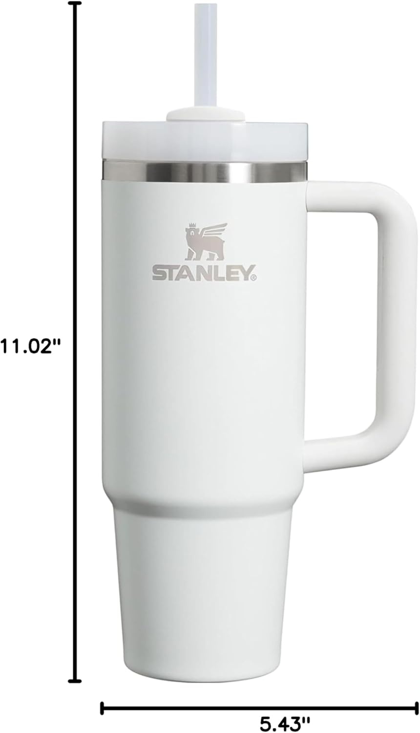 image:imageSTANLEY Quencher H20 Flow State Tumbler 30 oz Chili Red Handle and Straw 3Position Lid Cup Holder Compatible for Travel Insulated Stainless Steel Cup BPAFreeFrost