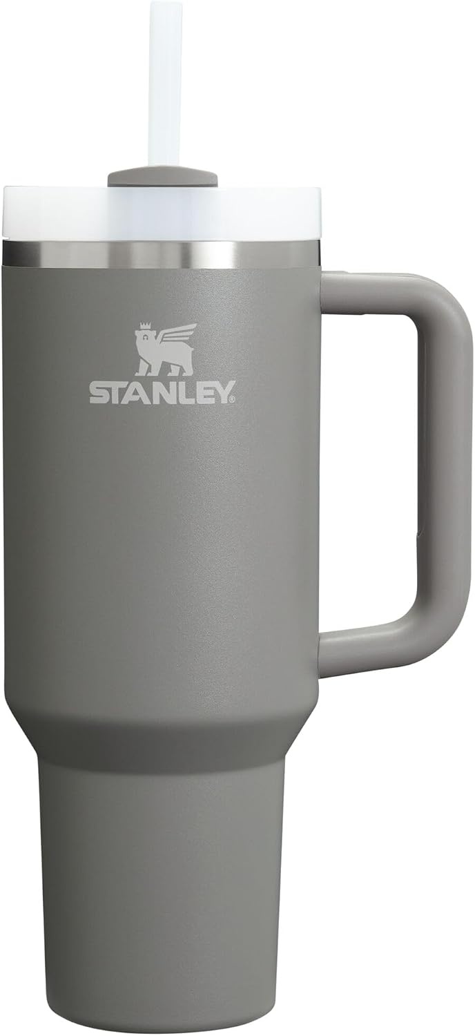 image:imageSTANLEY Quencher H20 Flow State Tumbler 30 oz Chili Red Handle and Straw 3Position Lid Cup Holder Compatible for Travel Insulated Stainless Steel Cup BPAFreeStone