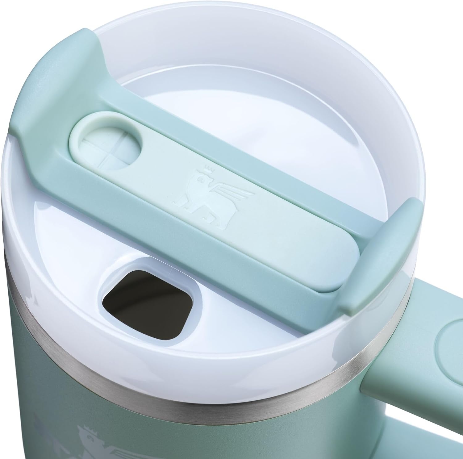 image:imageSTANLEY Quencher H20 Flow State Tumbler 30 oz Chili Red Handle and Straw 3Position Lid Cup Holder Compatible for Travel Insulated Stainless Steel Cup BPAFreeSeafoam