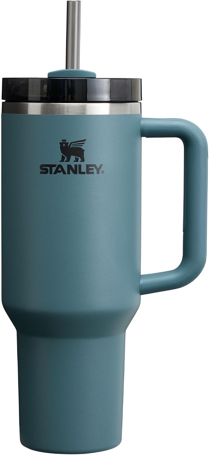 image:imageSTANLEY Quencher H20 Flow State Tumbler 30 oz Chili Red Handle and Straw 3Position Lid Cup Holder Compatible for Travel Insulated Stainless Steel Cup BPAFreeBlue Spruce