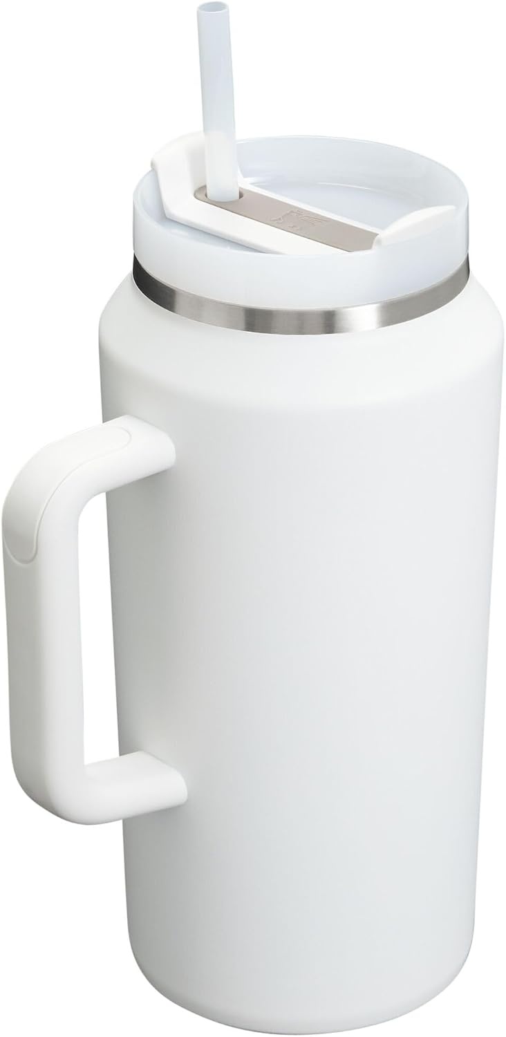 image:imageSTANLEY Quencher H20 Flow State Tumbler 30 oz Chili Red Handle and Straw 3Position Lid Cup Holder Compatible for Travel Insulated Stainless Steel Cup BPAFreeFrost