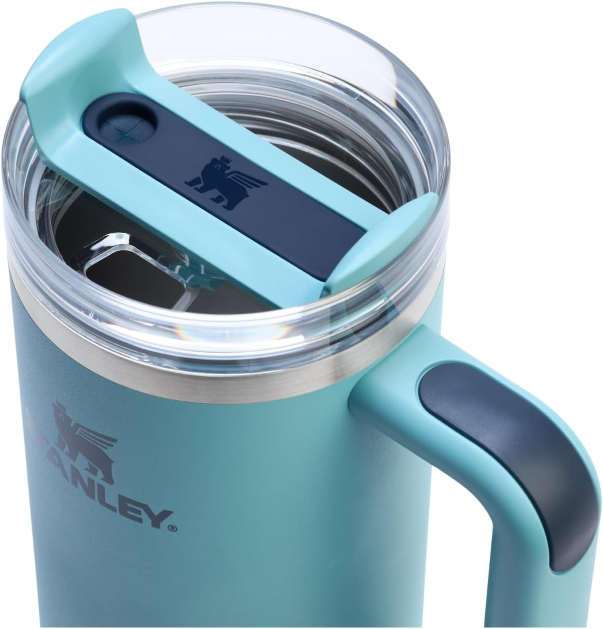 image:imageSTANLEY Quencher H20 Flow State Tumbler 30 oz Chili Red Handle and Straw 3Position Lid Cup Holder Compatible for Travel Insulated Stainless Steel Cup BPAFreeAgave