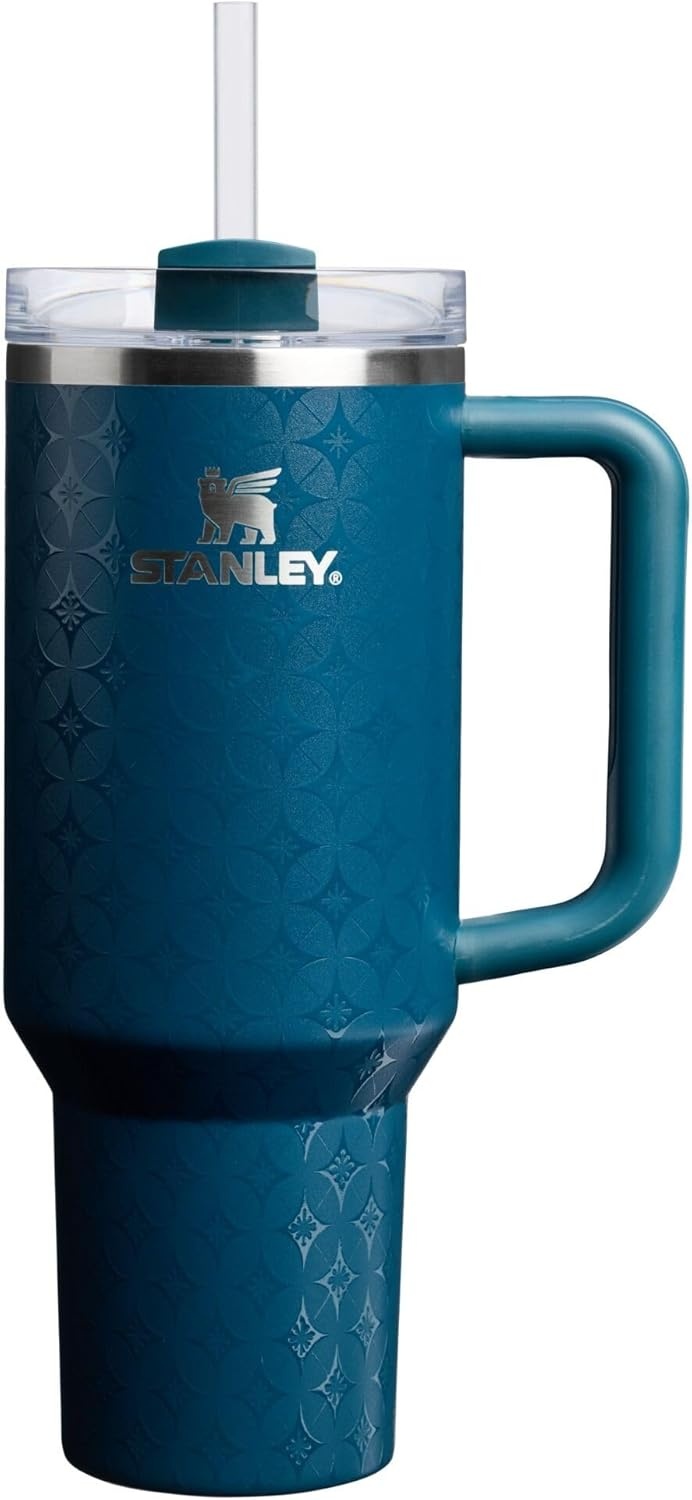 image:imageSTANLEY Quencher H20 Flow State Tumbler 30 oz Chili Red Handle and Straw 3Position Lid Cup Holder Compatible for Travel Insulated Stainless Steel Cup BPAFreePonderosa Star