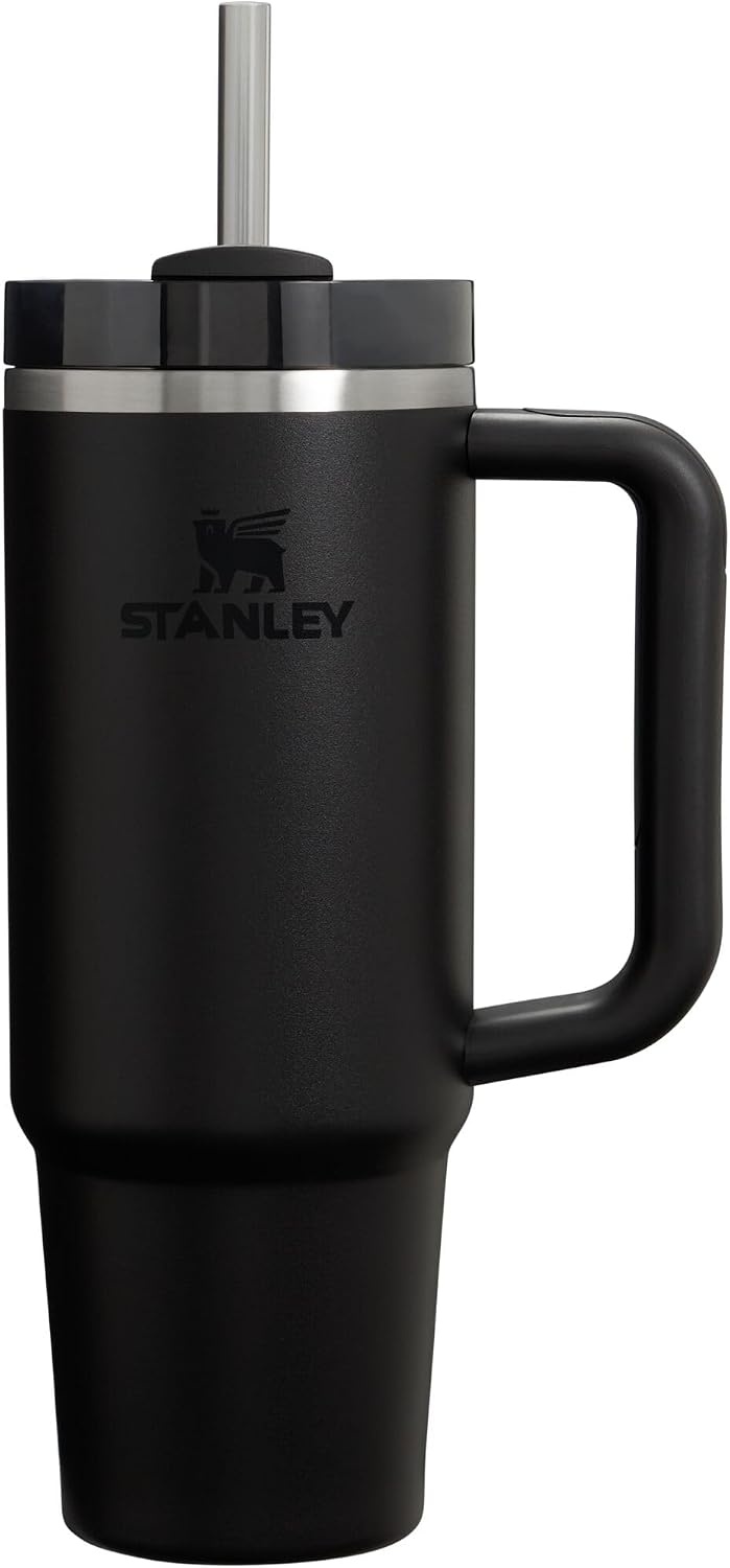 image:imageSTANLEY Quencher H20 Flow State Tumbler 30 oz Chili Red Handle and Straw 3Position Lid Cup Holder Compatible for Travel Insulated Stainless Steel Cup BPAFreeBlack 20