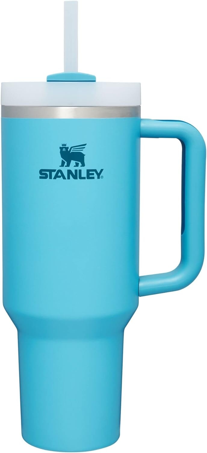 image:imageSTANLEY Quencher H20 Flow State Tumbler 30 oz Chili Red Handle and Straw 3Position Lid Cup Holder Compatible for Travel Insulated Stainless Steel Cup BPAFreePool