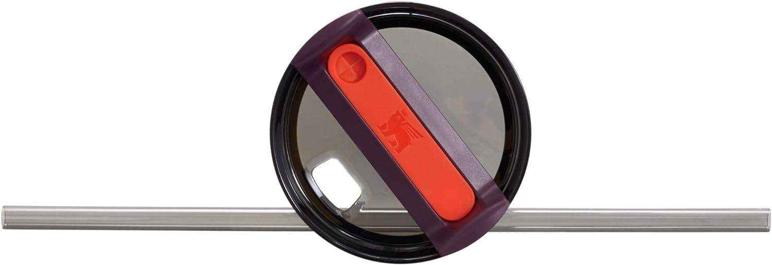 image:imageSTANLEY Quencher H20 Flow State Tumbler 30 oz Chili Red Handle and Straw 3Position Lid Cup Holder Compatible for Travel Insulated Stainless Steel Cup BPAFreePlum