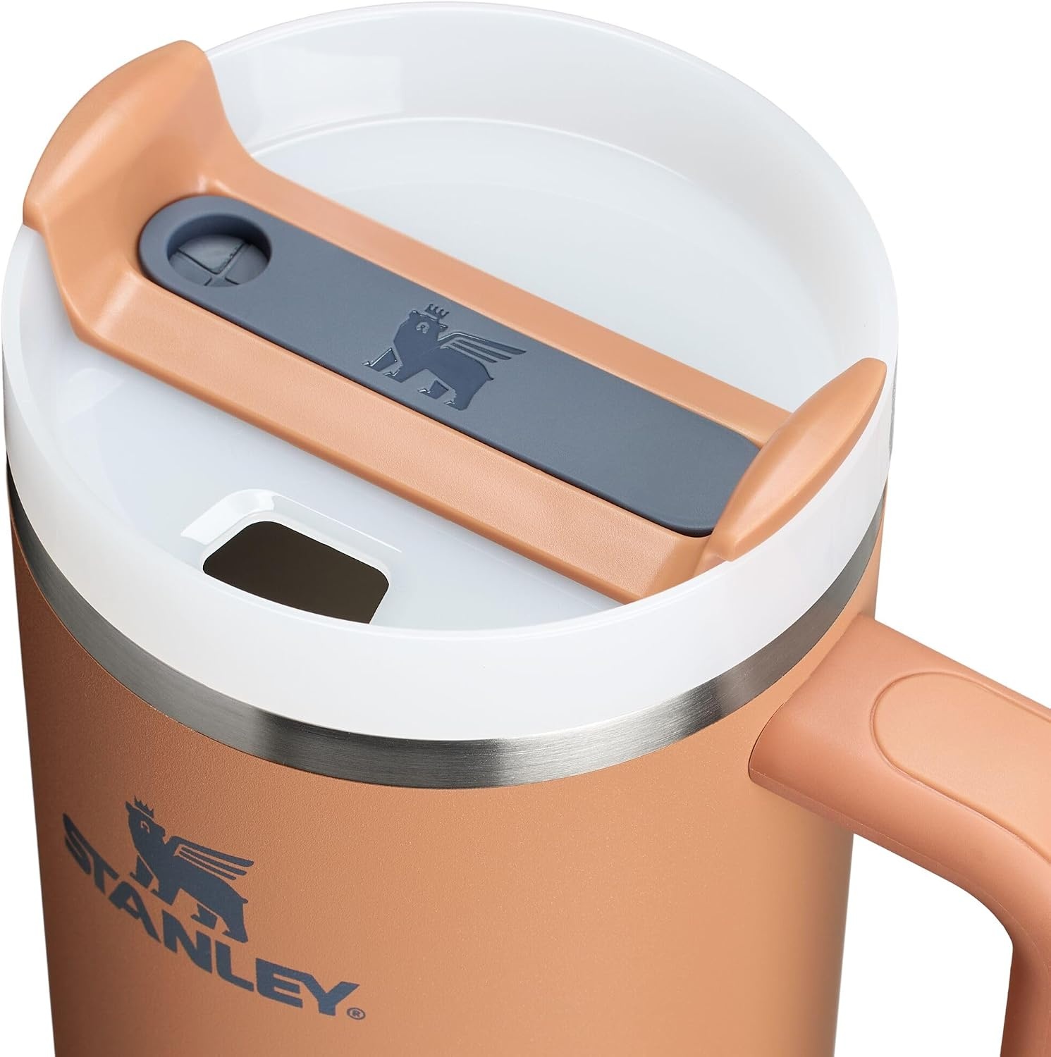 image:imageSTANLEY Quencher H20 Flow State Tumbler 30 oz Chili Red Handle and Straw 3Position Lid Cup Holder Compatible for Travel Insulated Stainless Steel Cup BPAFreeToast
