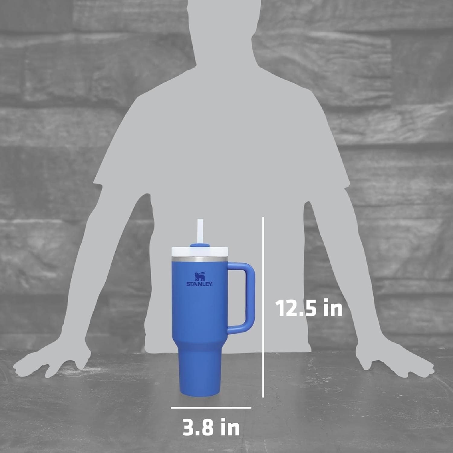 image:imageSTANLEY Quencher H20 Flow State Tumbler 30 oz Chili Red Handle and Straw 3Position Lid Cup Holder Compatible for Travel Insulated Stainless Steel Cup BPAFreeIris