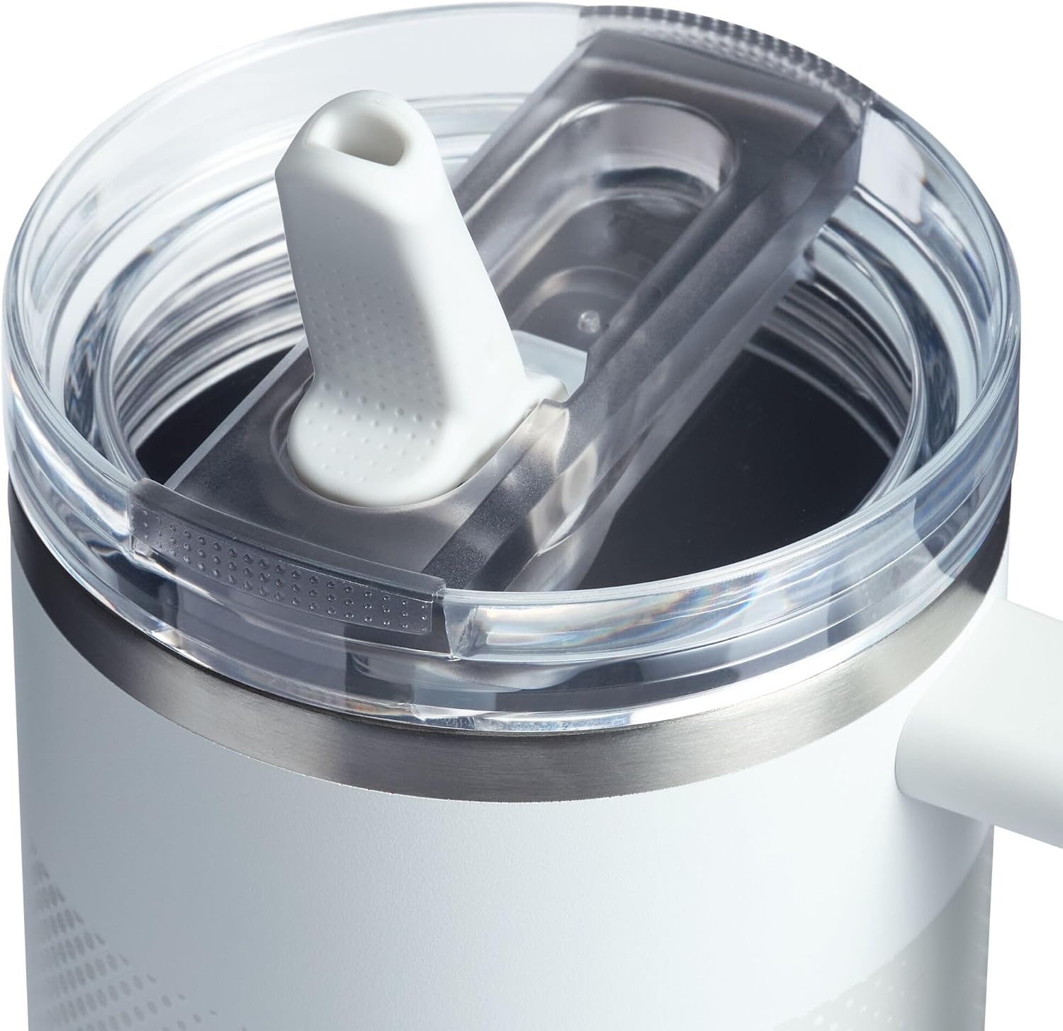image:imageSTANLEY Quencher ProTour Flipstraw Tumbler 20 oz Chili Black BuiltIn Straw amp Handle Cupholder Compatible for Travel Leakproof Insulated Stainless Steel Cup BPAFreeFrost Fade
