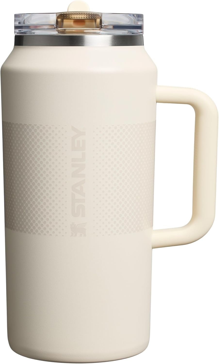image:imageSTANLEY Quencher ProTour Flipstraw Tumbler 20 oz Chili Black BuiltIn Straw amp Handle Cupholder Compatible for Travel Leakproof Insulated Stainless Steel Cup BPAFreeCream Fade