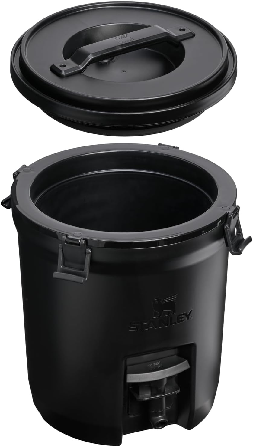 image:imageStanley Adventure Fast Flow Water Jug Leakproof Ice Water Dispenser Insulated Beverage Cooler Easy Pour Spigot and Latched Foam Lid BPAFreeBlack 20