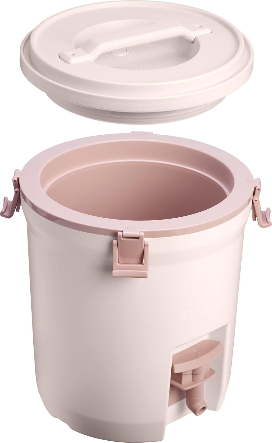image:imageStanley Adventure Fast Flow Water Jug Leakproof Ice Water Dispenser Insulated Beverage Cooler Easy Pour Spigot and Latched Foam Lid BPAFreeRose Quartz