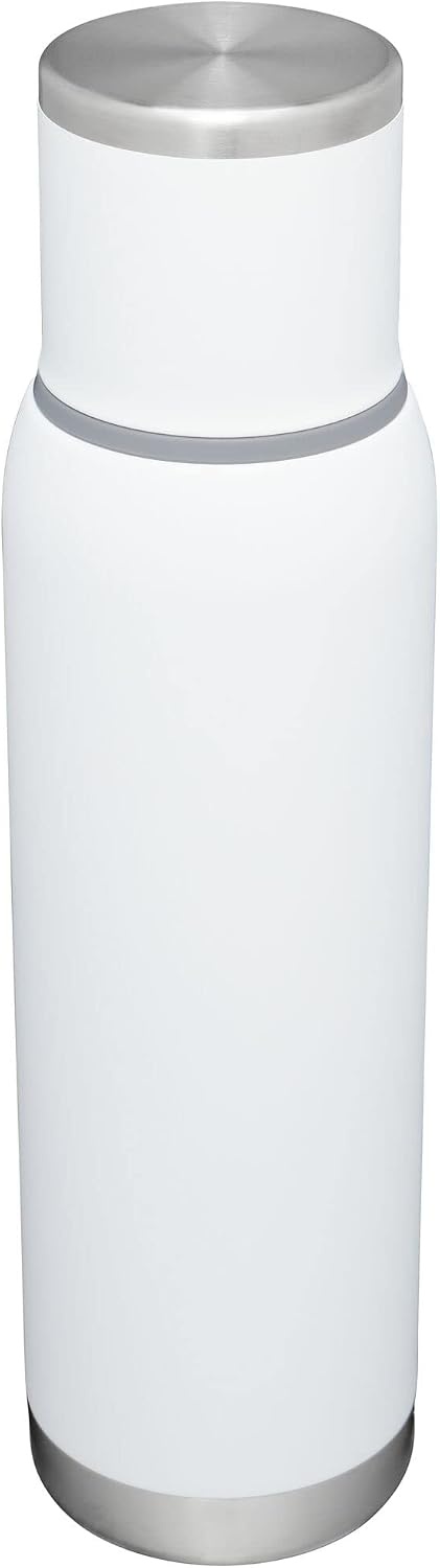 image:imageStanley AdventureToGo Vacuum Bottle 11 qt Wide Mouth with Leakproof Cup Lid Keep Drinks Hot or Cold Packable for Travel Insulated Stainless Steel Thermal Bottle BPAFree Chili RedPolar