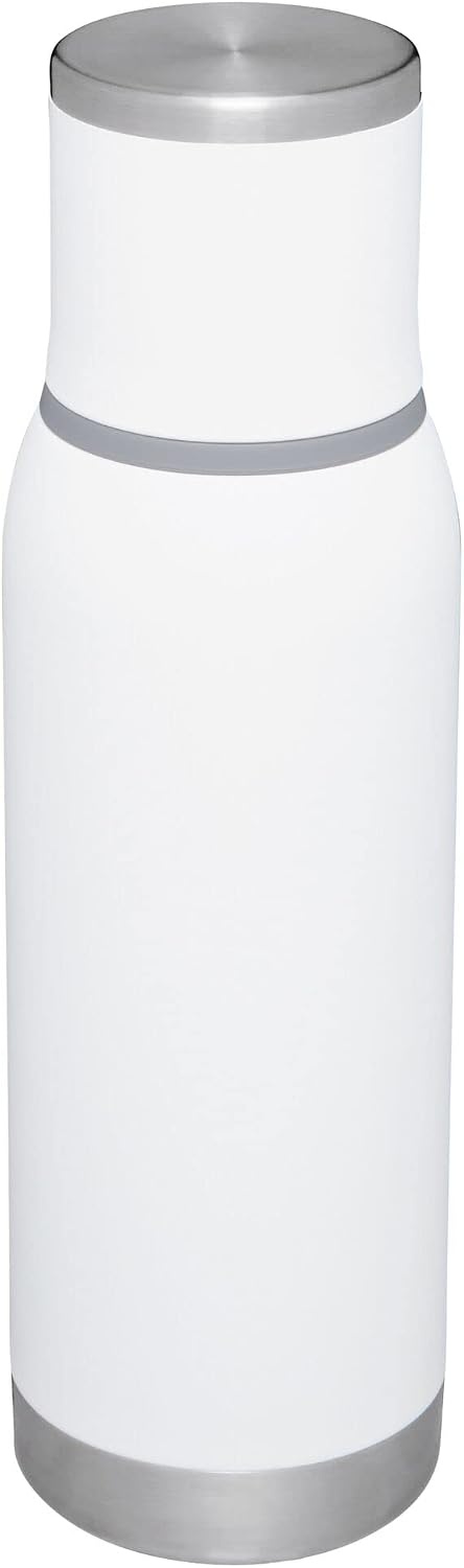 image:imageStanley AdventureToGo Vacuum Bottle 11 qt Wide Mouth with Leakproof Cup Lid Keep Drinks Hot or Cold Packable for Travel Insulated Stainless Steel Thermal Bottle BPAFree Chili RedPolar