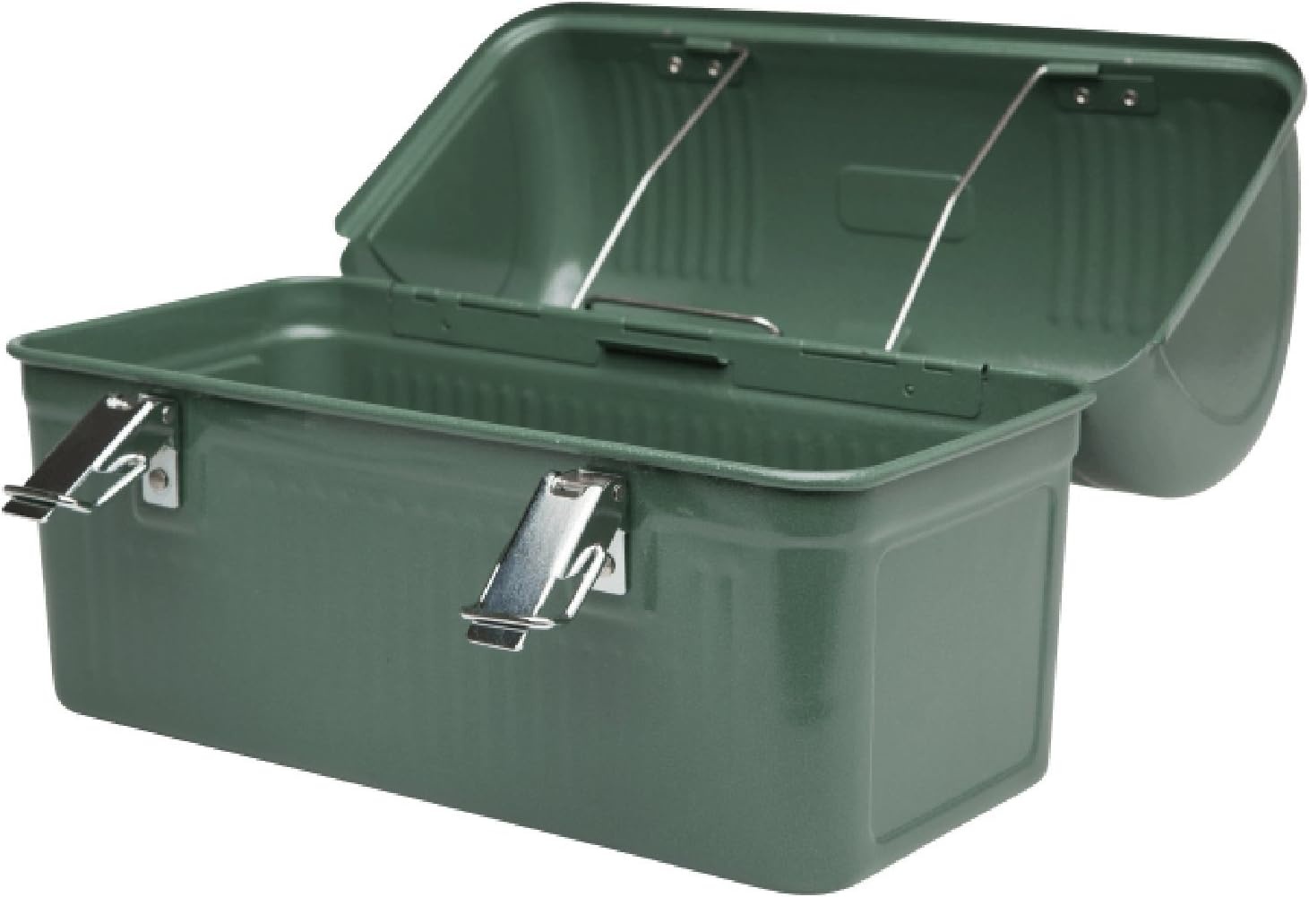 image:imageStanley Classic Lunch Box 10 qt Vintage Metal Lunchbox Durable Meal Container with Handle and Latch Stores Food Drinks Thermos Water BottleHammertone Green
