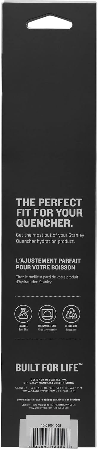 image:imageStanley Quencher Tumbler Straws Reusable Replacement Straws for Tumbler with Handle Stainless Steel Drinking Cup Accessory BPAFreeClear