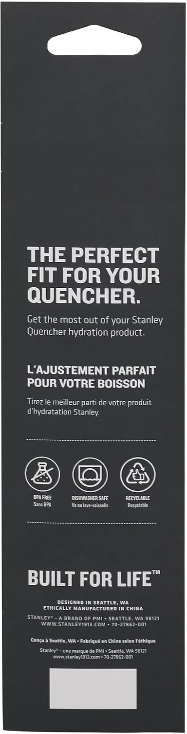 image:imageStanley Quencher Tumbler Straws Reusable Replacement Straws for Tumbler with Handle Stainless Steel Drinking Cup Accessory BPAFreeClear