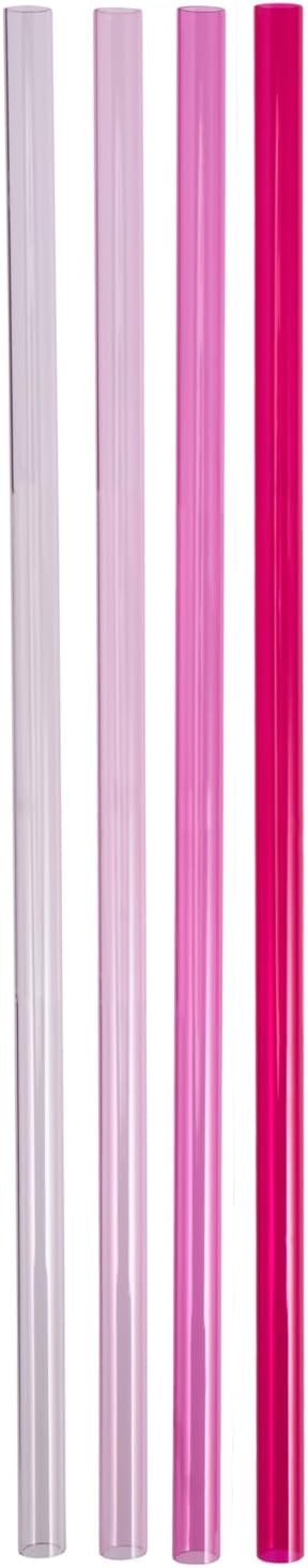 image:imageStanley Quencher Tumbler Straws Reusable Replacement Straws for Tumbler with Handle Stainless Steel Drinking Cup Accessory BPAFreePink Multi Pack