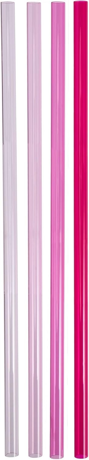 image:imageStanley Quencher Tumbler Straws Reusable Replacement Straws for Tumbler with Handle Stainless Steel Drinking Cup Accessory BPAFreePink Multi Pack