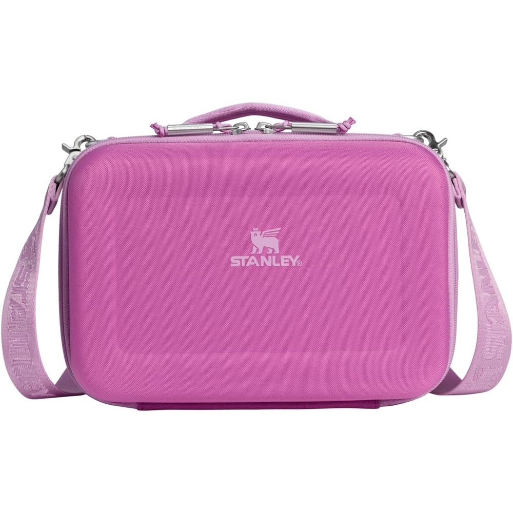 image:imageSTANLEY All Day Mini Lunch Box 42quart EVA Insulated Lunch Bag Crush Resistant Adjustable Strap BPAFree CranberryDark Blossom
