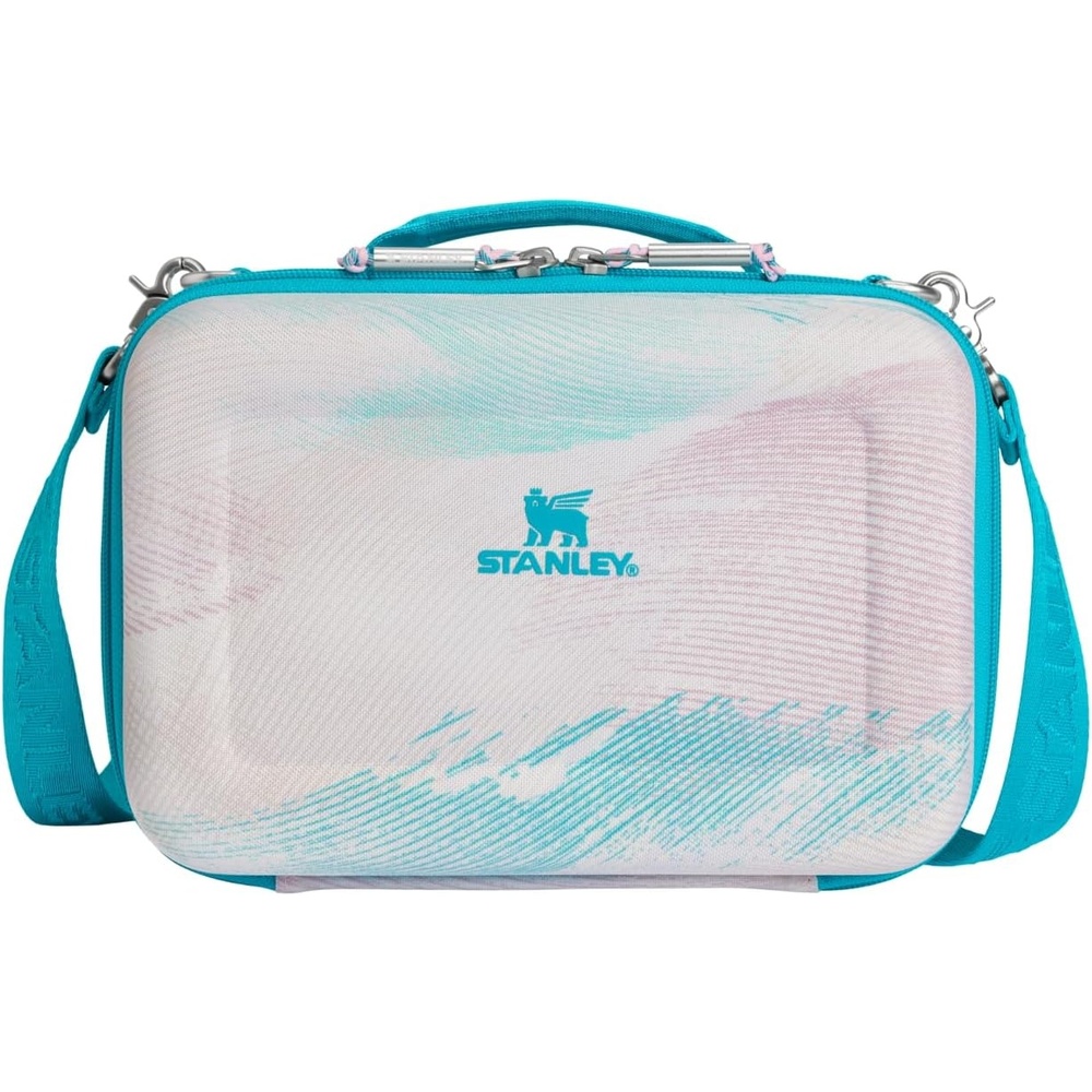 image:imageSTANLEY All Day Mini Lunch Box 42quart EVA Insulated Lunch Bag Crush Resistant Adjustable Strap BPAFree CranberrySea Glass Plume