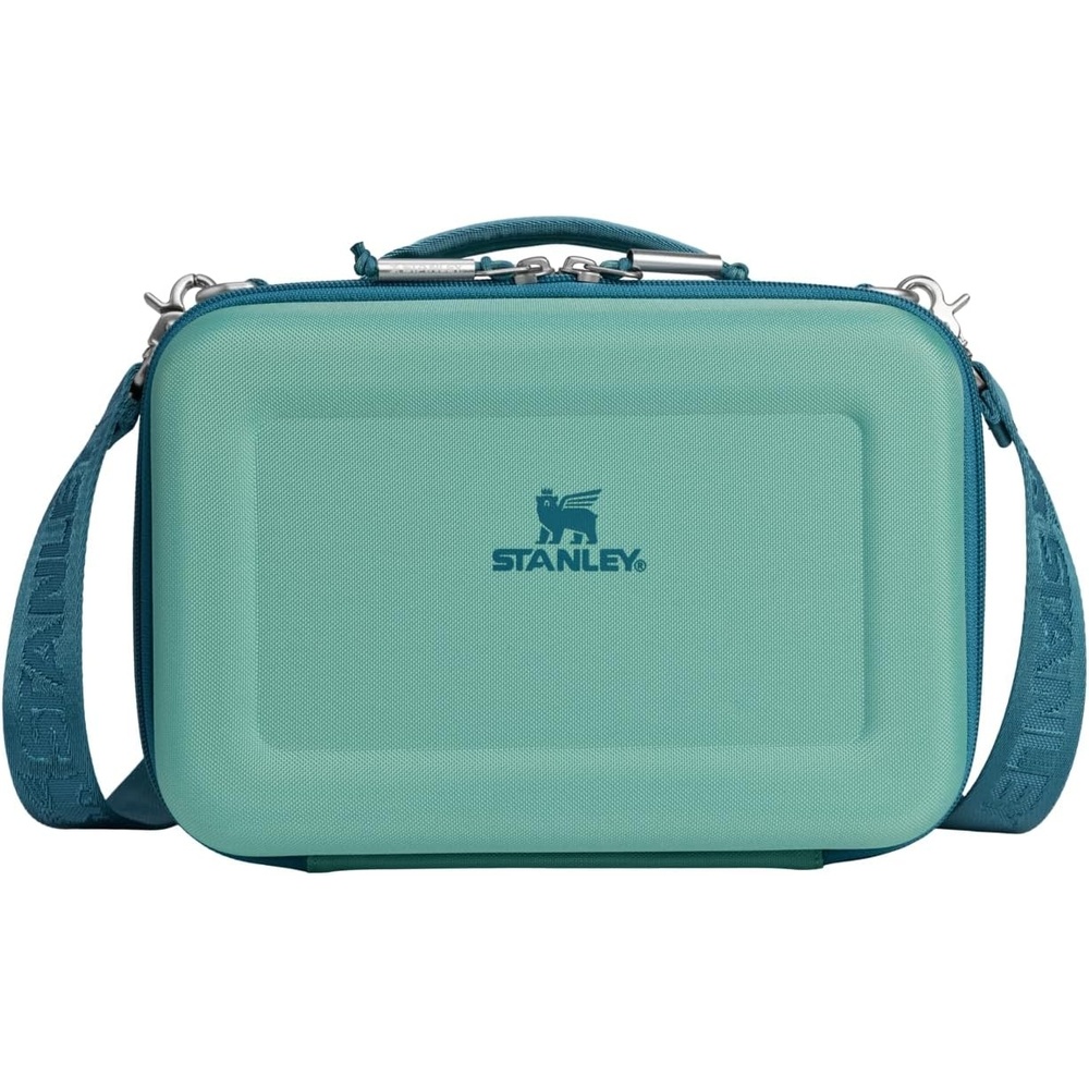 image:imageSTANLEY All Day Mini Lunch Box 42quart EVA Insulated Lunch Bag Crush Resistant Adjustable Strap BPAFree CranberrySpring Green