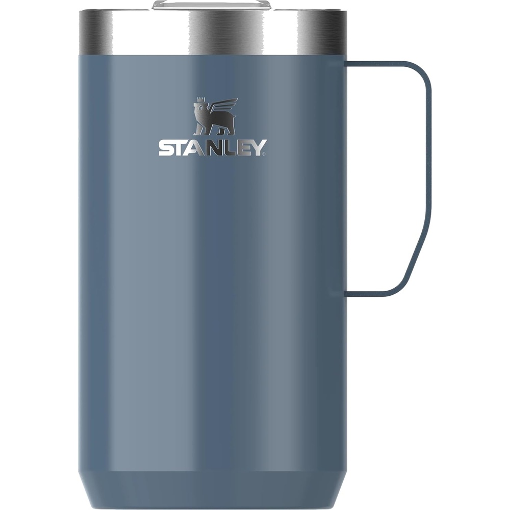 image:imageSTANLEY Everyday Camp Mug 12oz Drink Through Lid Cup for Coffee Tea and Drinks Insulated Stainless Steel Coffee Mug BPAFree Black 20Tempest Gloss