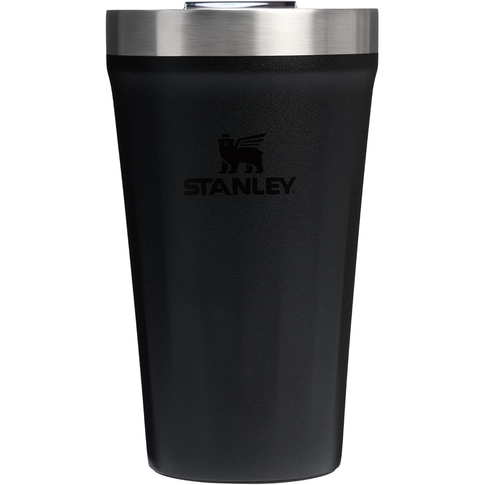 image:imageSTANLEY Everyday Tumbler Press Fit Drink Through Lid Beverage Coffee and Cocktail Cup Insulated Stainless Steel Wine Glass BPAFreeBlack 20