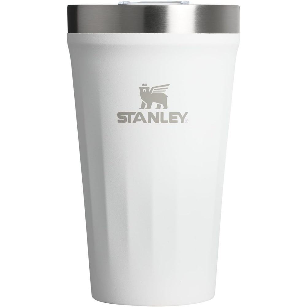 image:imageSTANLEY Everyday Tumbler Press Fit Drink Through Lid Beverage Coffee and Cocktail Cup Insulated Stainless Steel Wine Glass BPAFreeFrost