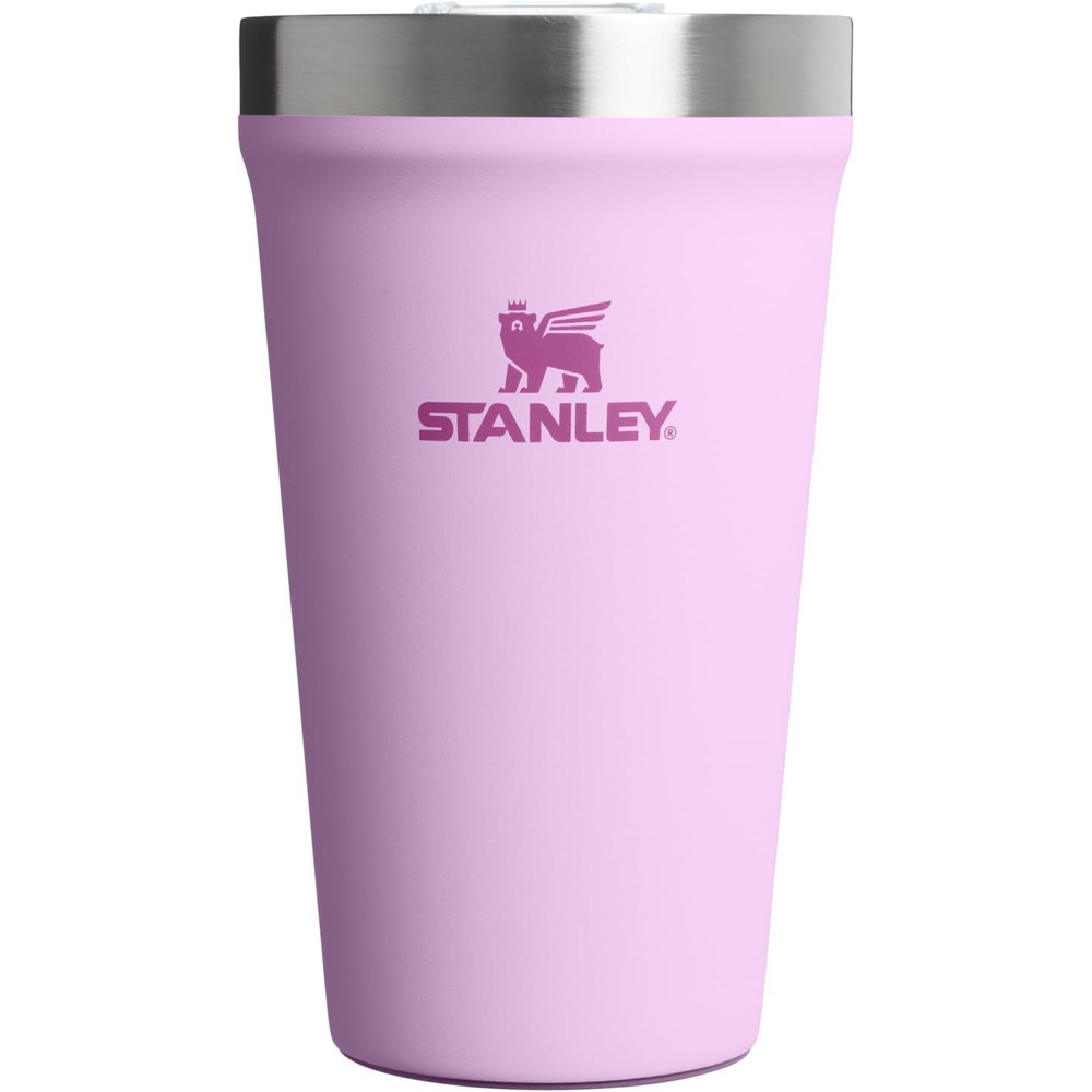image:imageSTANLEY Everyday Tumbler Press Fit Drink Through Lid Beverage Coffee and Cocktail Cup Insulated Stainless Steel Wine Glass BPAFreeSoft Orchid