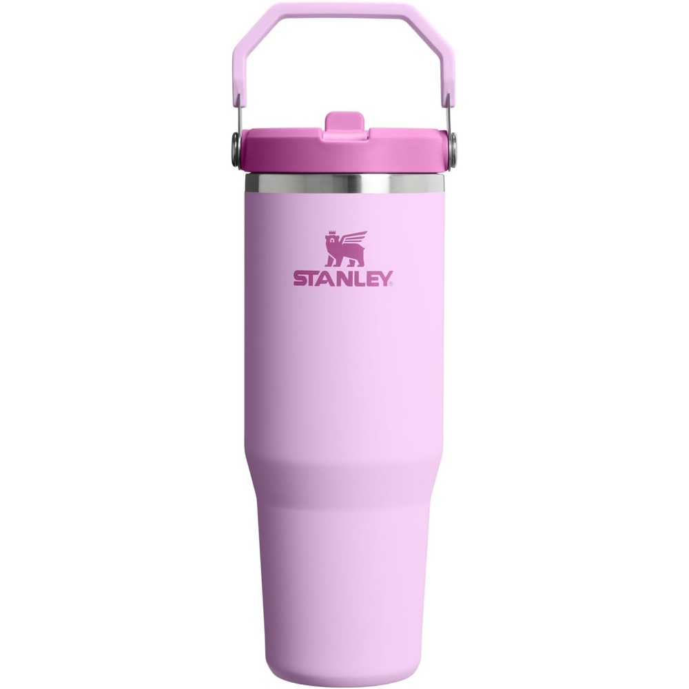 image:imageSTANLEY IceFlow 20 Flip Straw Tumbler 30 oz Chili Red Easy Carry Handle Twist On Lid and Flip Up Straw Leak Resistant Water Bottle Insulated Stainless Steel BPAFreeSoft Orchid