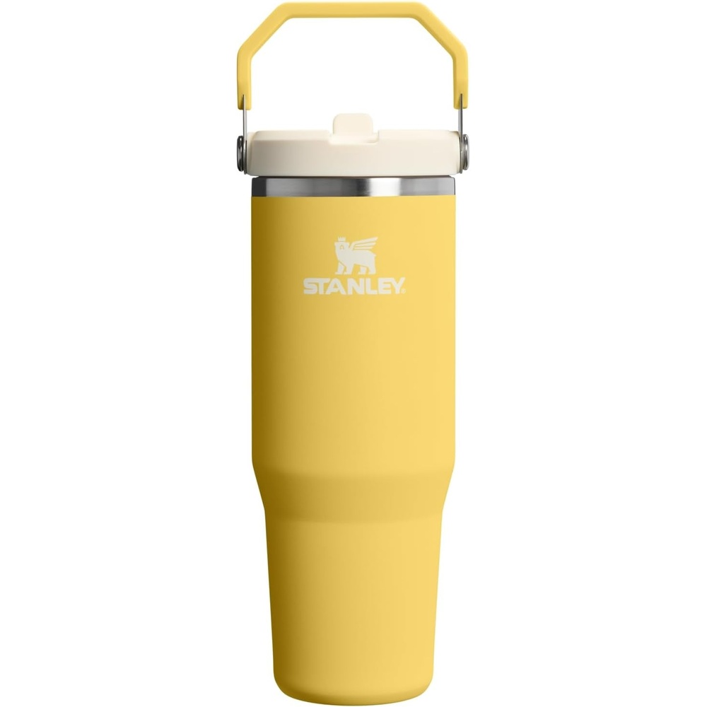 image:imageSTANLEY IceFlow 20 Flip Straw Tumbler 30 oz Chili Red Easy Carry Handle Twist On Lid and Flip Up Straw Leak Resistant Water Bottle Insulated Stainless Steel BPAFreeDaffodil