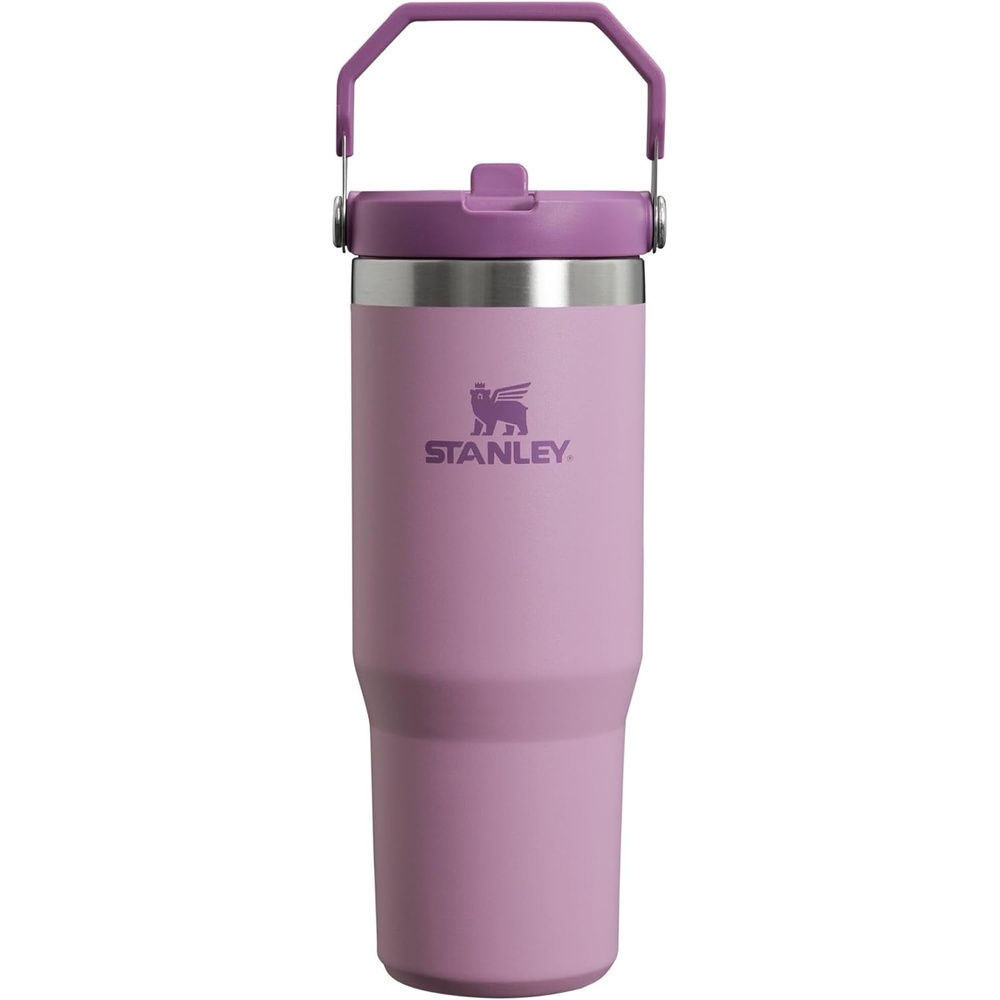 image:imageSTANLEY IceFlow 20 Flip Straw Tumbler 30 oz Chili Red Easy Carry Handle Twist On Lid and Flip Up Straw Leak Resistant Water Bottle Insulated Stainless Steel BPAFreeLilac