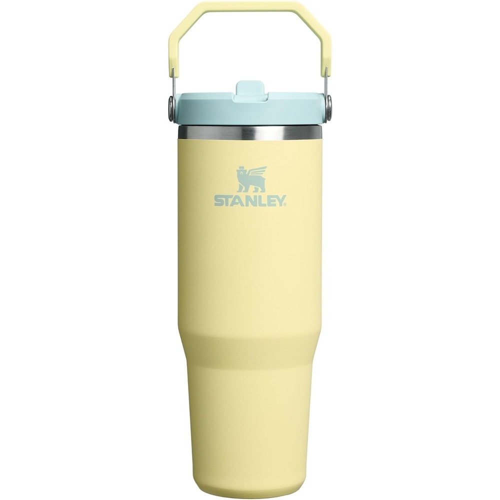 image:imageSTANLEY IceFlow 20 Flip Straw Tumbler 30 oz Chili Red Easy Carry Handle Twist On Lid and Flip Up Straw Leak Resistant Water Bottle Insulated Stainless Steel BPAFreePomelo