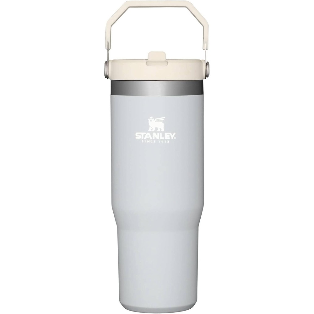 image:imageSTANLEY IceFlow 20 Flip Straw Tumbler 30 oz Chili Red Easy Carry Handle Twist On Lid and Flip Up Straw Leak Resistant Water Bottle Insulated Stainless Steel BPAFreeCloud