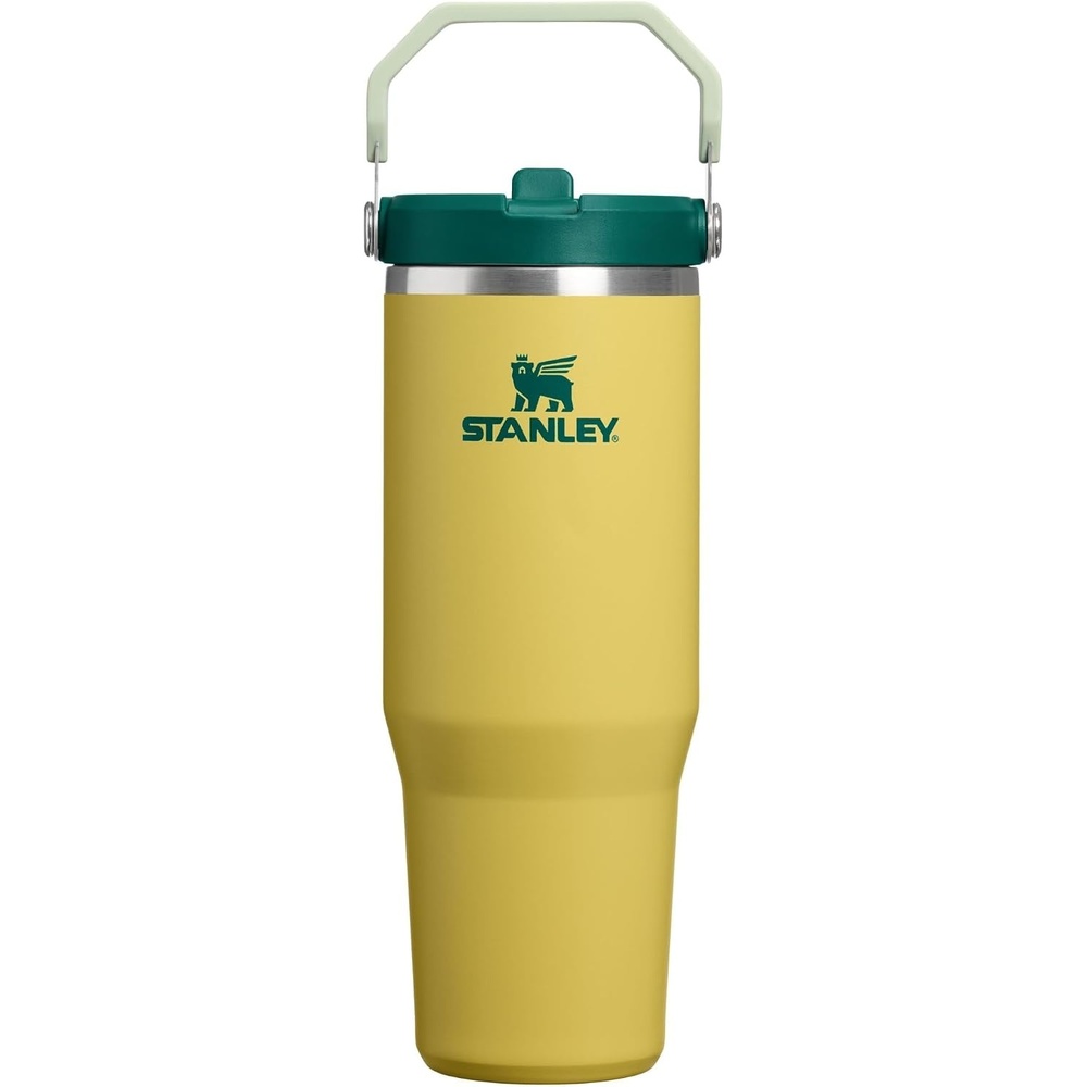 image:imageSTANLEY IceFlow 20 Flip Straw Tumbler 30 oz Chili Red Easy Carry Handle Twist On Lid and Flip Up Straw Leak Resistant Water Bottle Insulated Stainless Steel BPAFreeDaffodil Emerald