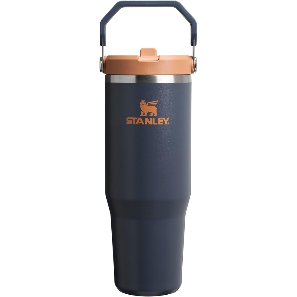 image:imageSTANLEY IceFlow 20 Flip Straw Tumbler 30 oz Chili Red  Easy Carry Handle  Twist On Lid and Flip Up Straw  Leak Resistant Water Bottle  Insulated Stainless Steel  BPAFreeTwilight
