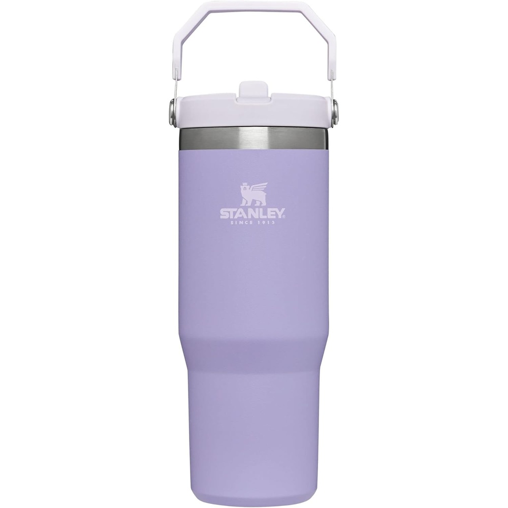 image:imageSTANLEY IceFlow 20 Flip Straw Tumbler 30 oz Chili Red Easy Carry Handle Twist On Lid and Flip Up Straw Leak Resistant Water Bottle Insulated Stainless Steel BPAFreeLavender