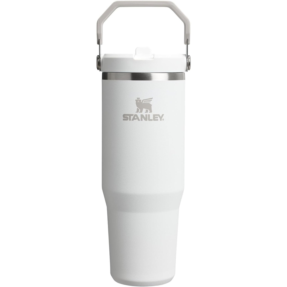 image:imageSTANLEY IceFlow 20 Flip Straw Tumbler 30 oz Chili Red Easy Carry Handle Twist On Lid and Flip Up Straw Leak Resistant Water Bottle Insulated Stainless Steel BPAFreeFrost
