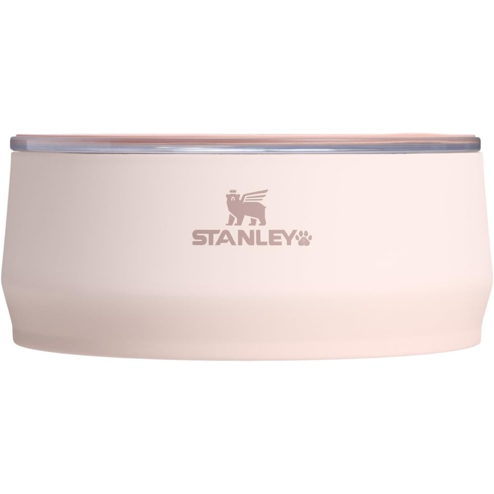 image:imageSTANLEY Pet Bowl 3Cup 24 oz Insulated Stainless Steel Dog amp Cat Bowl SplashResistant Lid Dishwasher Safe BPAFree Black 20Rose Quartz