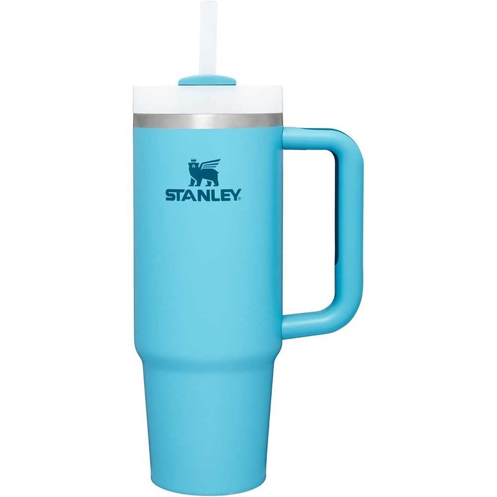 image:imageSTANLEY Quencher H20 Flow State Tumbler 30 oz Chili Red Handle and Straw 3Position Lid Cup Holder Compatible for Travel Insulated Stainless Steel Cup BPAFreePool