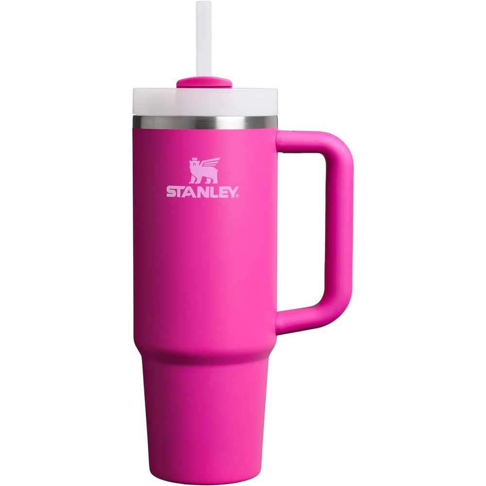 image:imageSTANLEY Quencher H20 Flow State Tumbler 30 oz Chili Red Handle and Straw 3Position Lid Cup Holder Compatible for Travel Insulated Stainless Steel Cup BPAFreeViolet Blossom