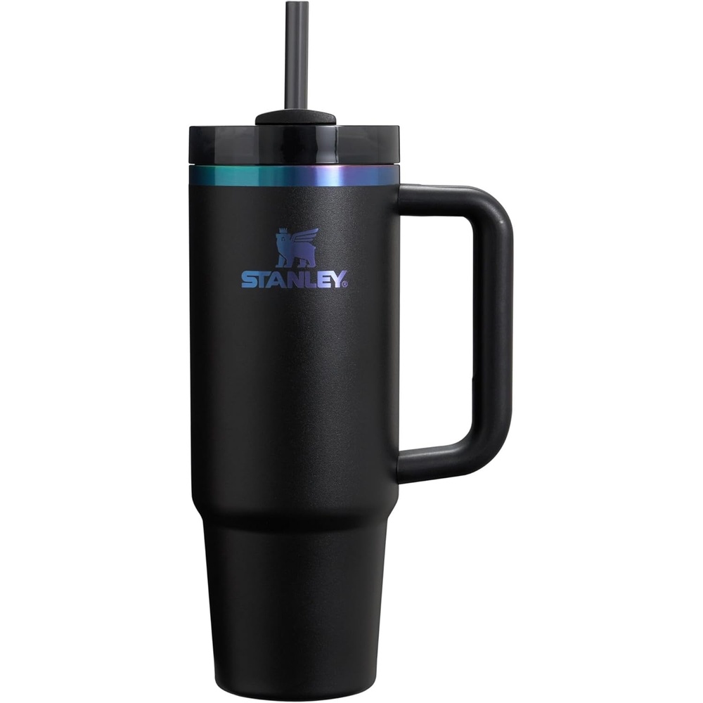image:imageSTANLEY Quencher H20 Flow State Tumbler 30 oz Chili Red Handle and Straw 3Position Lid Cup Holder Compatible for Travel Insulated Stainless Steel Cup BPAFreeBlack Chroma