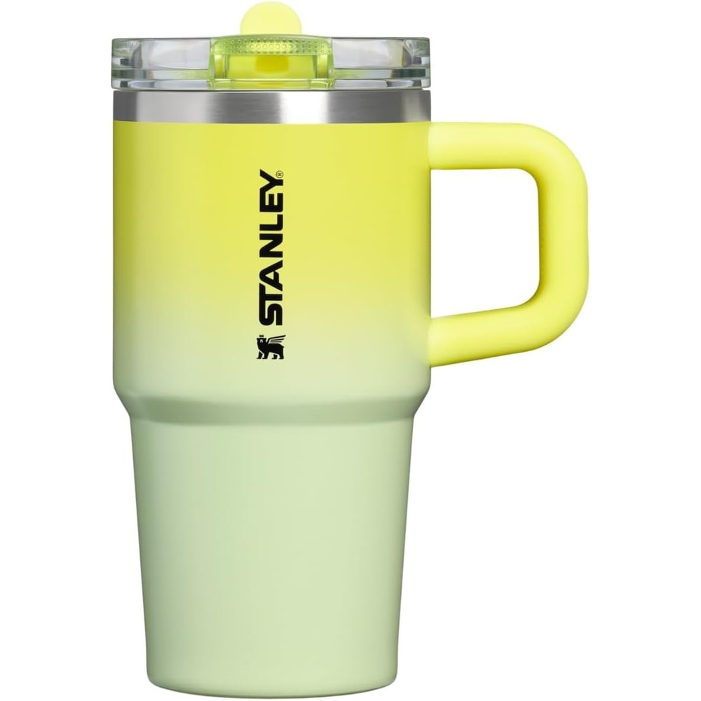image:imageSTANLEY Quencher ProTour Flipstraw Tumbler 20 oz Chili Black BuiltIn Straw amp Handle Cupholder Compatible for Travel Leakproof Insulated Stainless Steel Cup BPAFreeAtomic Gradient