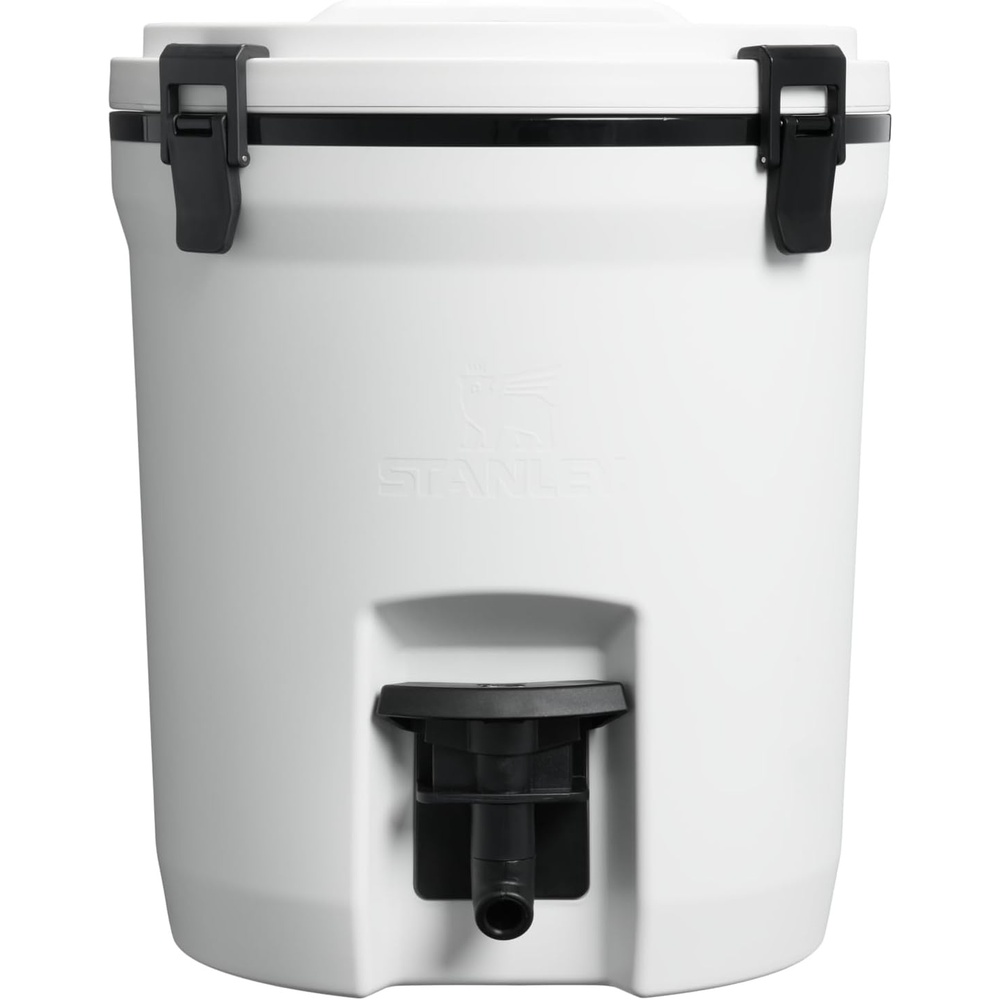 image:imageStanley Adventure Fast Flow Water Jug Leakproof Ice Water Dispenser Insulated Beverage Cooler Easy Pour Spigot and Latched Foam Lid BPAFreeChalk