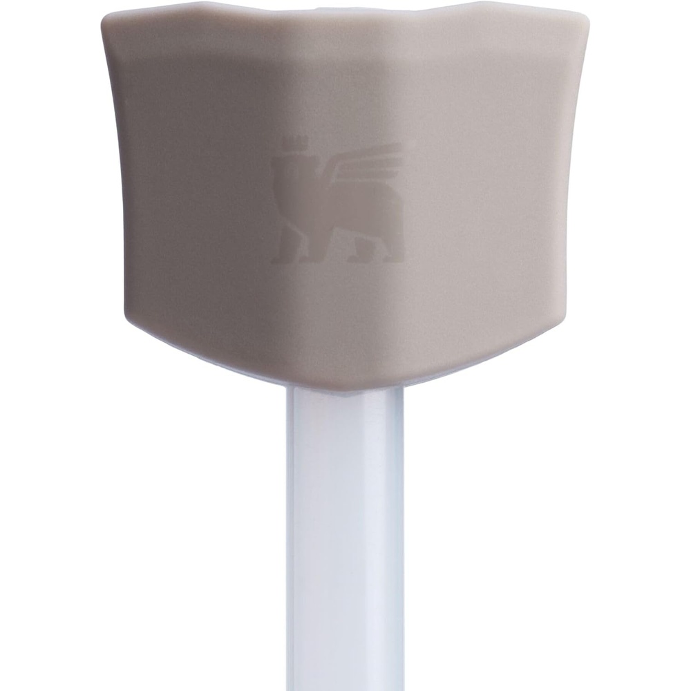 image:imageStanley Quencher Stay Smooth AntiPucker Straw Topper 2Pack Ergonomic Sip Through Straw Cap for Tumbler with Handle Silicone Accessory for Drinking Cup BPAFree Chili RedAsh