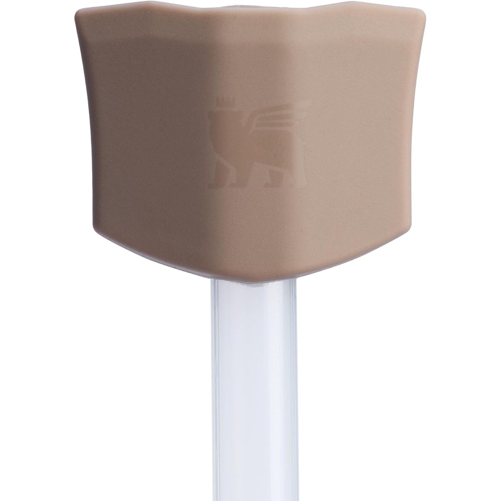 image:imageStanley Quencher Stay Smooth AntiPucker Straw Topper 2Pack  Ergonomic Sip Through Straw Cap for Tumbler with Handle  Silicone Accessory for Drinking Cup  BPAFree  Chili RedSand