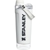 image:imageSTANLEY Vitalize Shaker Bottle 20 oz  Leakproof Insulated Stainless Steel Shaker Cup  Base Storage and Twist On Fast Flow Lid  Protein Shakes and Pre Workout Powder  BPAFree  Chili BlackChalk
