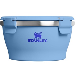 STANLEY Adventure Fresh-to-Table Leakproof Bowl 1 qt | Vacuum Insulated Food Container | Airtight Lid | Packable for Lunch & Meal Prep | Stainless Steel | BPA-Free | Dishwasher Safe | Blue Sky(Blue Sky)